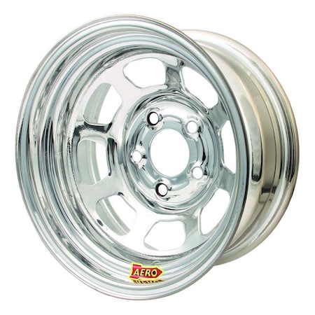 Aero Race Wheels 50-204720 50 Series 2 in. Back Spacing Rolled Wheel, Chrome, 15 x 10 in. ARW50-204720