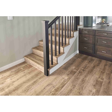 Msi Twilight Oak 1" Thick X 2.75" Wide X 94" Length Vinyl Flush Stair Nose Moulding ZOR-LVT-T-0212