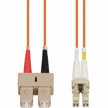 Add-On 7M SC TO LC ORANGE OM2 DUPLEX OFNR RISER-RATED FIBER PATCH CABLE ADD-SC-LC-7M5OM2