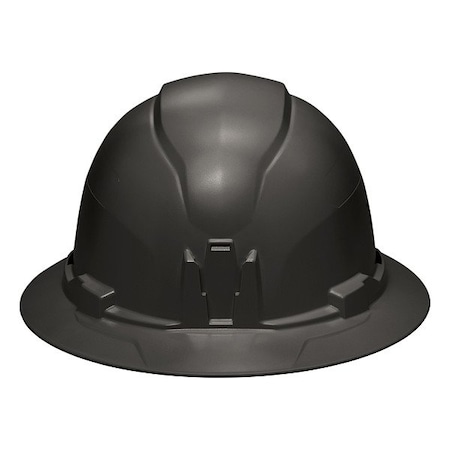 Klein Tools Hard Hat, Full Brim, Black 60960