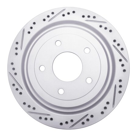 Dynamic Friction Co DFC Geoperformance Rotor - Drilled and Slotted 830-46009L