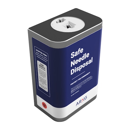 Arxg 1.5qt Mail-In Take Back Sharps Wall Mount System NS 7738