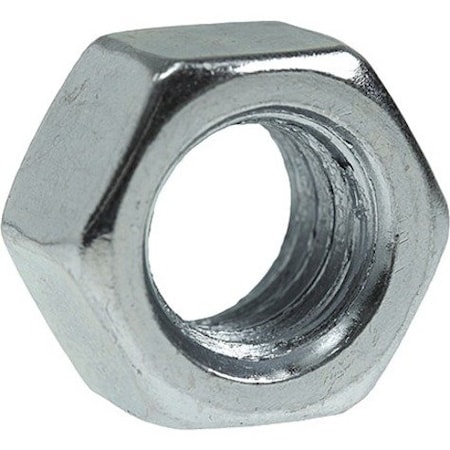 Dottie Hex Nut, #8-32, Carbon Steel, Zinc Plated, 0.117 in Ht, 100 PK HN832