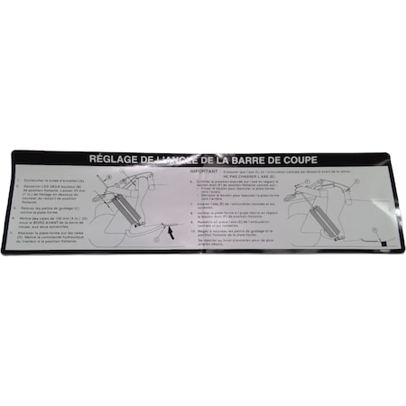 John Deere LABEL, JOHN DEERE OEM E86821 E86821