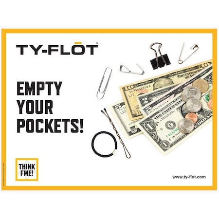 Ty-Flot Think FME Poster, Easily Breakable PSTR1115