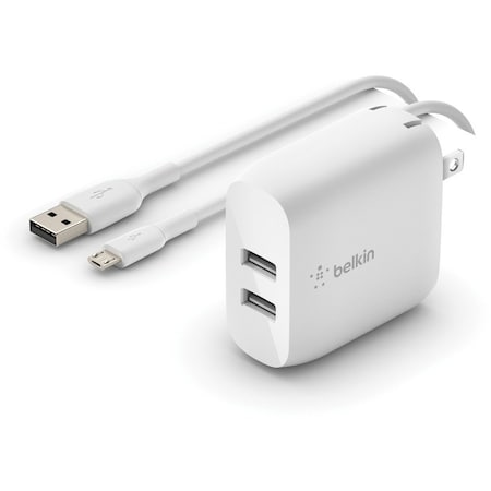 Belkin WALL CHRG USBA24W + USBA/MICROB CBL WCE002DQ1MWH