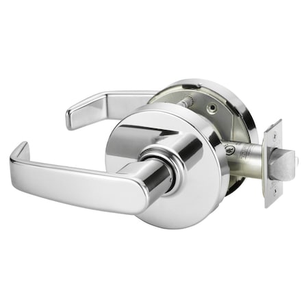 Sargent Grade 1 Passage Cylindrical Lock, L Lever, L Rose, Non-Keyed, Bright Chrome Finish, Non-handed 10XU15 LL 26