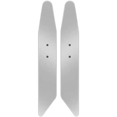 Replacement For Peterbilt 389 Year 2017 Stainless Steel Hood Latch Guards