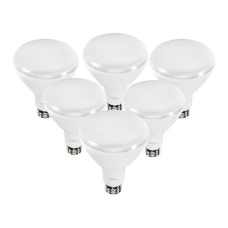 Keystone BR30 Flood, 65W Equivalent, 100 Deg Beam Angle, E26 Medium Base, 2300K, 80 CRI, 6 pack KT-LED8BR30-830-6PK /G2