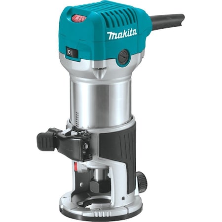 Makita RT0701C 1-1/4 HP Compact Router, Fixed base, 10,000-30,000 RPM, var. spd. RT0701C