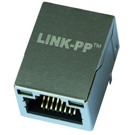Link-Pp Telecom and Datacom Connector, 8Contact(s), Female, Right Angle, Solder Terminal LPJ1014BGNL