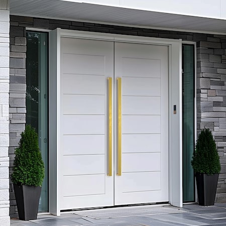 Hydroware Square Series Door Handle -Gold- 48-Inches HYD-0088