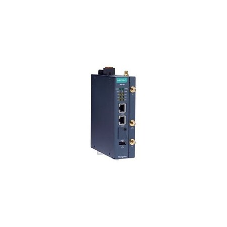 Moxa Advanced IIoT gateways with Arm Cortex-A7 dual-core 1 GHz processor, 1 CA AIG-301-T-EU-AZU-LX