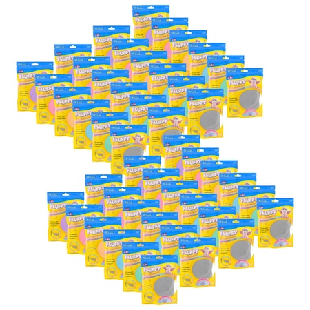 Bazic Products Air Dry Modeling Clay, Pastel Colors, 2 oz., 48PK 3354