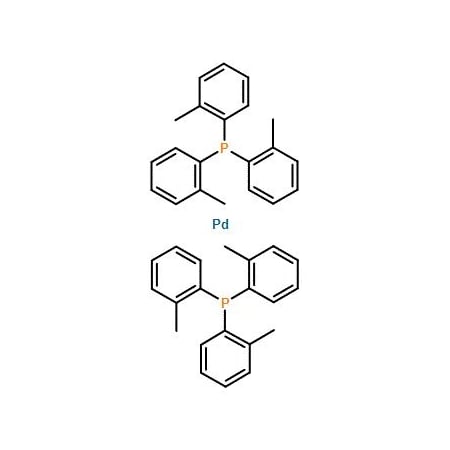 Ak Scientific Bis(tri-o-tolylphosphine)palladium(0) (250mg), CAS 69861-71-8 0815AC-250mg
