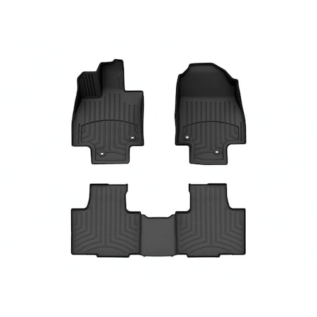 Weathertech Black, Front and Rear FloorLiner HP 441827-1-2IM