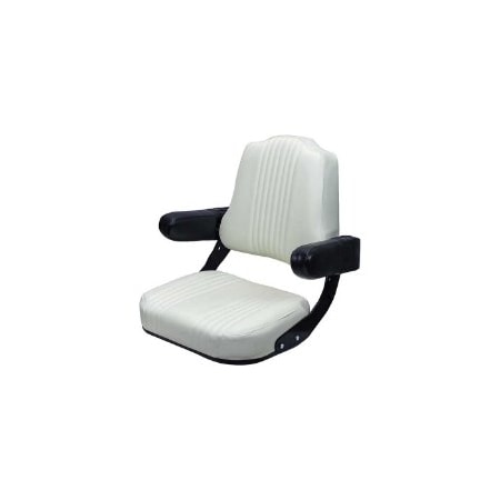 Uni Pro International Harvester 56/66 Original Seat Assembly, Pleated Cream Vinyl 7706