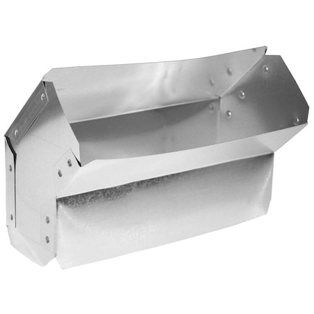 Imperial Mfg Elbow Flat 45Dgr 3.25X10 Galv GV0048