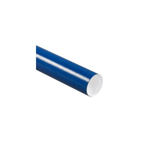 Bubblefast 3 x 12'' Blue Tubes with Caps, 24PK BFP3012B