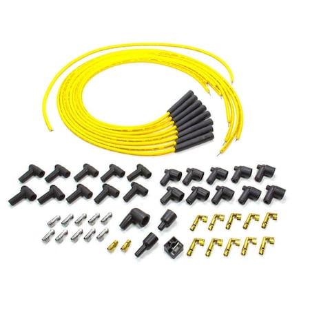 Moroso 73216 Blue Max Ignition Wire Set for 8 Cylinder Engines, Yellow MOR73216