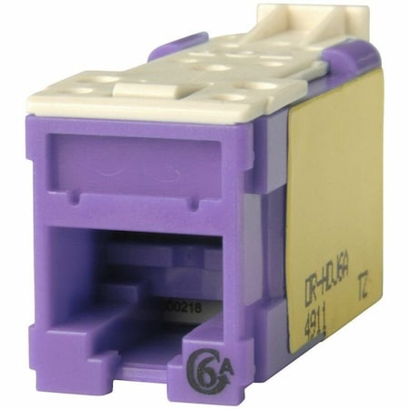 Ortronics HD JACK CAT6A CLARITY, T568A/B HDJ6A-27