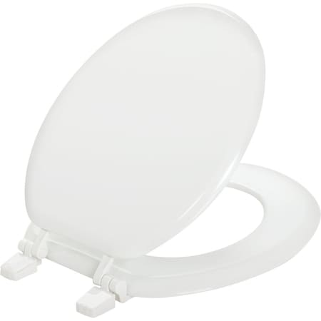 Bemis Mayfair Round Closed Front White Wood Toilet Seat 66TT-000