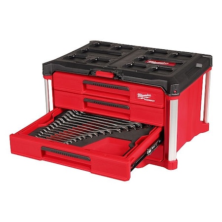 Milwaukee Tool MM and SAE Combo Wrench Set 48-22-9492