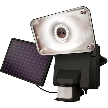 Maxsa Innovations Maxsa Bright Motion-Activated Solar Security Light - Black 44641