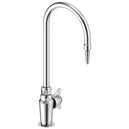 Delta Commercial W66 Series Single Handle Water Single Handle Deck-Mount Water Faucet In Chrome W6601