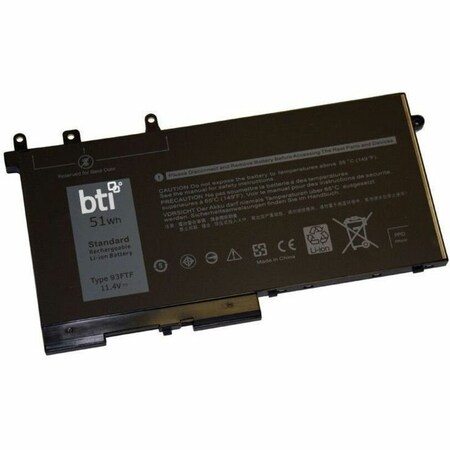 Battery Technology BTI 3-CELL 11.4V LI-ION NOTEBOOK BATTERY FOR DELL LATITUDE 5280, 52 451-BBZT-BTI