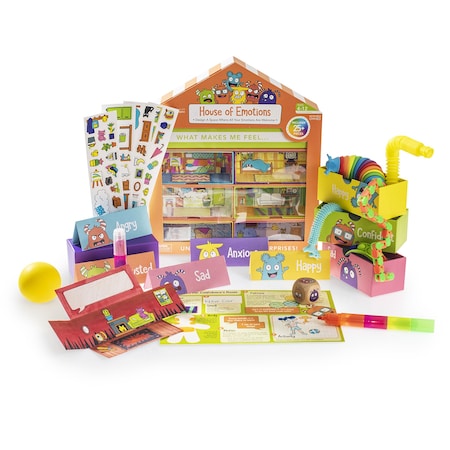 Open The Joy House of Emotions, DIY Emotional Playhouse Kit for Kids EMOHOUSE