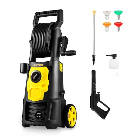Vevor Electric Pressure Washer High Pressure Washer 2000PSI 1.65GPM w/ Hose Reel VV-GYQXJ-1.65D