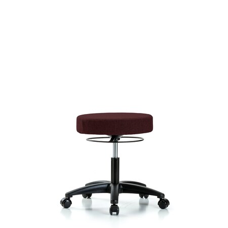 Blue Ridge Ergonomics Desk Stool, Fabric, Casters, Bur BR-FDHSO-RG-RC-F41