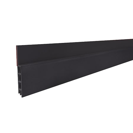 Frost King Self-Stick Sweep, 36 in L, 1-1/2 in W, Vinyl Insert EZ111BK