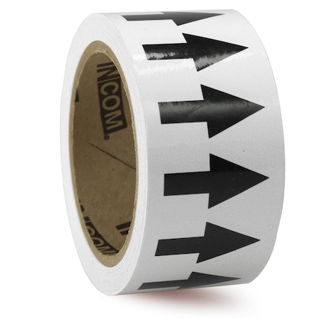 Accuform DIRECTIONAL FLOW ARROW TAPES 2 in x RAW453BKWT