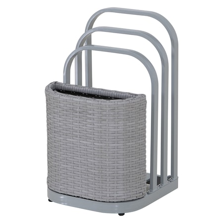Sunjoy Pickford Towel Rack and Hamper, Grey A804001700
