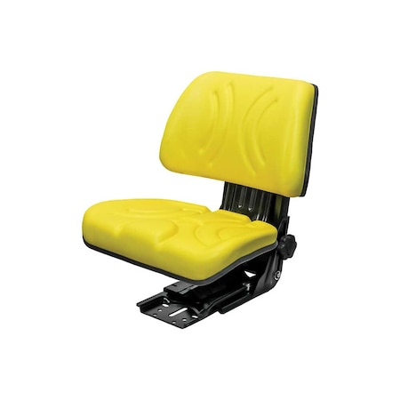 Uni Pro 356 Utility Mechanical Suspension Seat | Yellow Vinyl 8823
