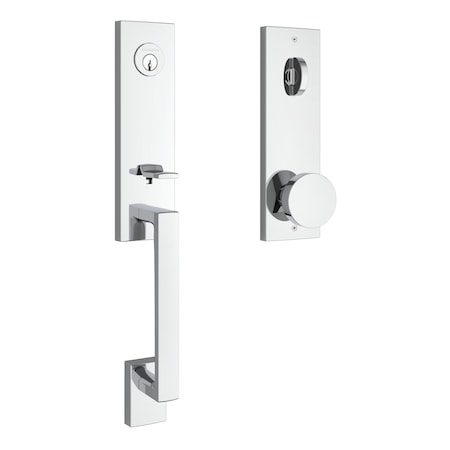 Baldwin Emergency Egress Seattle Handleset with Contemporary Knob and Contemporary Square EESEAXCONCQE260