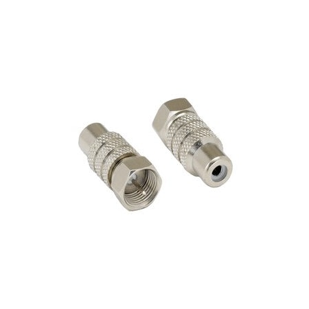 Cable Wholesale F-pin Male to RCA Female Adapter 30X3-03221