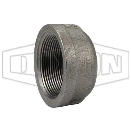 Dixon Pipe Cap, 1-1/4 in, FNPT, Iron MICAP120