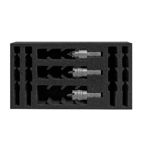 Holemaker Technology HMT Versadrive TCT Sheetcutter Holesaw InsertFoam Set - 5/8, 3/4, 1 in 101050-INSET1