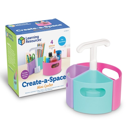 Learning Resources Create-A-Space Mini-Center Pastel LER3810P