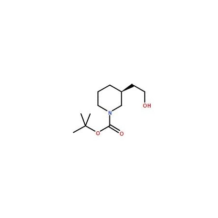 Ak Scientific (S)-1-N-Boc-3-(2-hydroxyethyl)piperidine (250mg), CAS 863578-32-9 1268AL-250mg