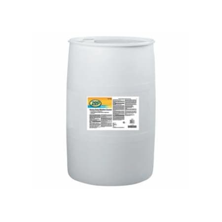 Zep Professional Heavy-Duty Alkaline Cleaner, Clear Blue-Green, 55 Gal Drum 019-1041628