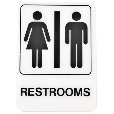 Hy-Ko Sign Decor Women 3X9In Plastic, D-23 D-23