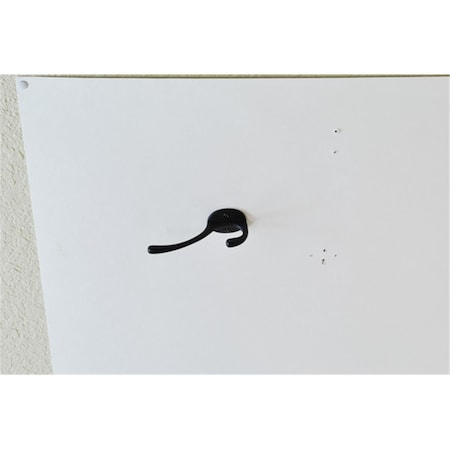 Blueprints Vertical Double Robe Coat Hook- Black BL3182946