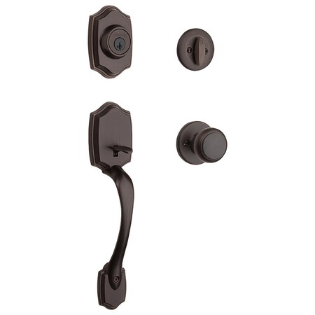 Kwikset Kwikset SmartKey Belleview Venetian Bronze Handleset Right or Left Handed 96870-100