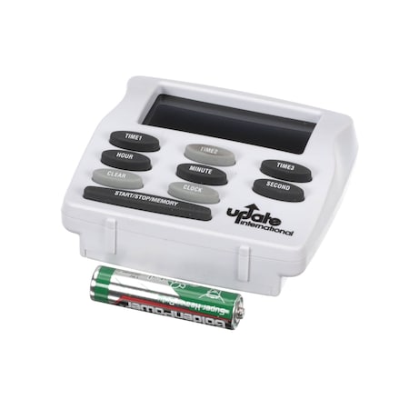 Misc Hardware Timer, Digital, Compact, 0.8in LCD, 4-Event 10047967