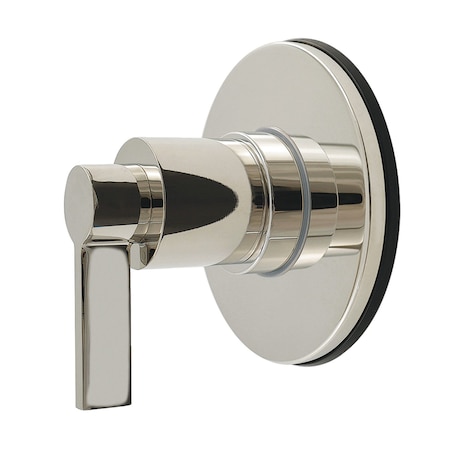 Kingston Brass Single-Handle Six-Way Diverter Valve with Round Trim Kit, Polished Nickel KS4036NDL