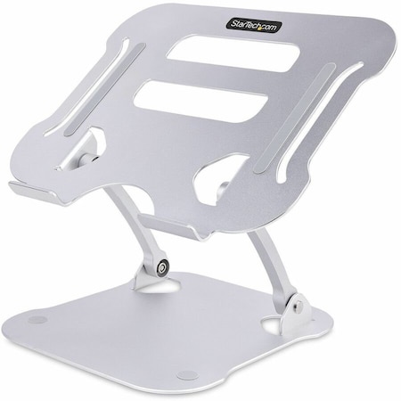 Startech.Com Laptop Stand for Desk - Aluminum - Portable - Supports up to 22lb/10kg - Ergonomic Laptop Stand ADJ-LAPTOP-RISER